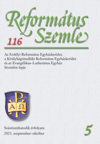 Református Szemle 116.5 (2023)